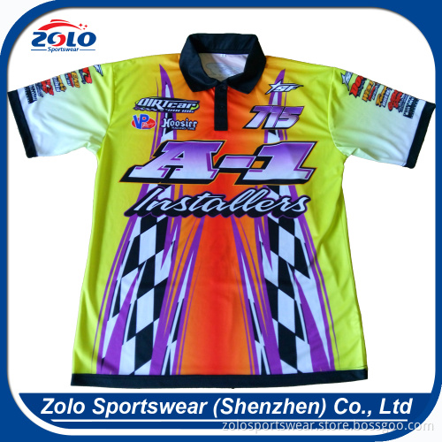 2017 new design unique designs dry fit polo t shirt